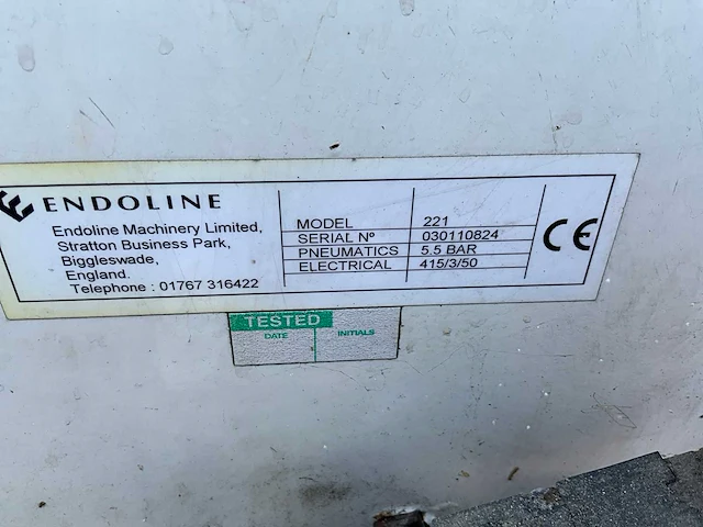 Endloline 221 dozenopzetmachine - afbeelding 4 van  11