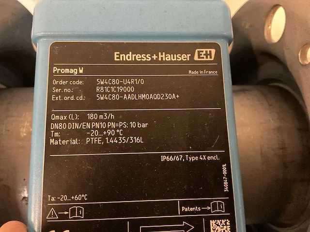 Endress-hauser promag w / promag 400 flow meter - afbeelding 5 van  6