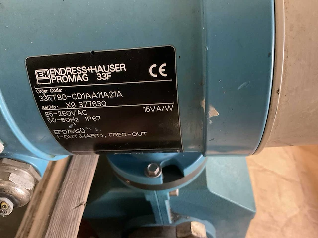 Endress+hauser promag 33f / promag f flow meter - afbeelding 7 van  7