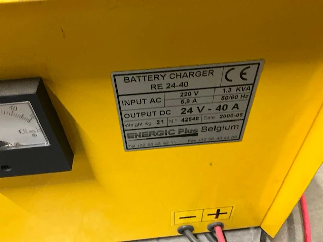 Energic plus re 24-40 acculader - afbeelding 3 van  4