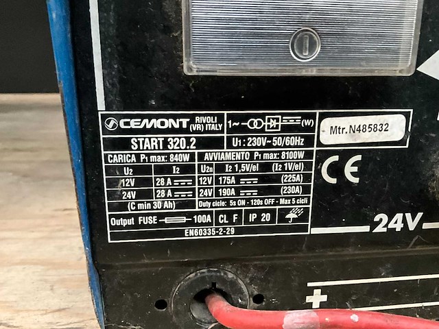 Energo cemont start 320.2 acculader - afbeelding 2 van  3