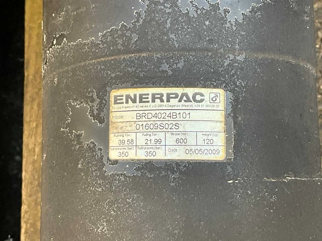 Enerpac brd4024b101 hydraulische cilinders - afbeelding 8 van  12