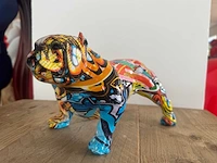 Engelse bulldog staand graffiti h15,5cm - afbeelding 1 van  3