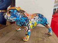 Engelse bulldog staand graffiti h22,5cm - afbeelding 1 van  3