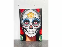 Enigma - handgemaakt wandtapijt. 160x120 cm -+ / exclusief en gemaakt - niet ingelijst - afbeelding 1 van  8