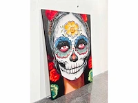 Enigma - handgemaakt wandtapijt. 160x120 cm -+ / exclusief en gemaakt - niet ingelijst - afbeelding 4 van  8