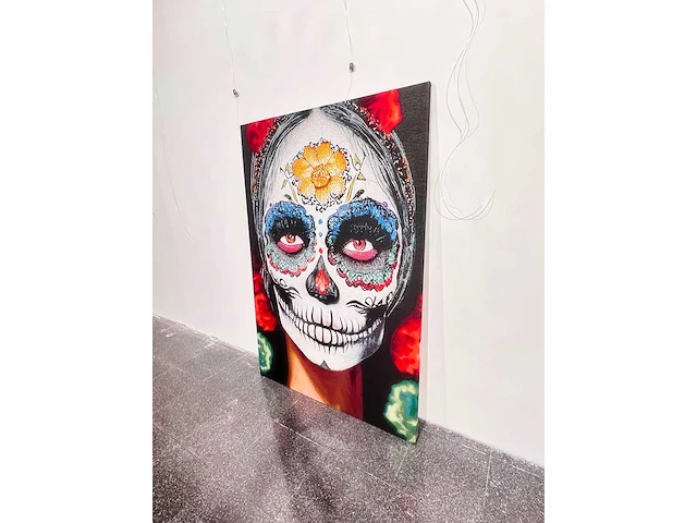 Enigma - handgemaakt wandtapijt. 160x120 cm -+ / exclusief en gemaakt - niet ingelijst - afbeelding 5 van  8
