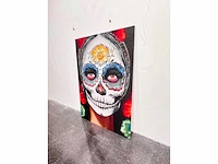 Enigma - handgemaakt wandtapijt. 160x120 cm -+ / exclusief en gemaakt - niet ingelijst - afbeelding 5 van  8