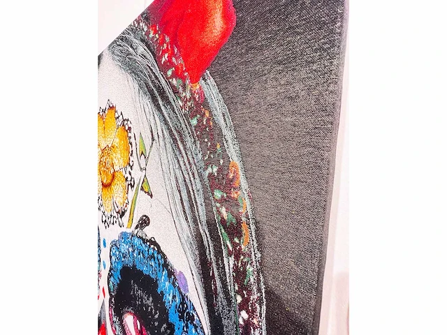 Enigma - handgemaakt wandtapijt. 160x120 cm -+ / exclusief en gemaakt - niet ingelijst - afbeelding 6 van  8