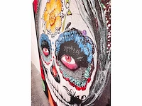 Enigma - handgemaakt wandtapijt. 160x120 cm -+ / exclusief en gemaakt - niet ingelijst - afbeelding 7 van  8