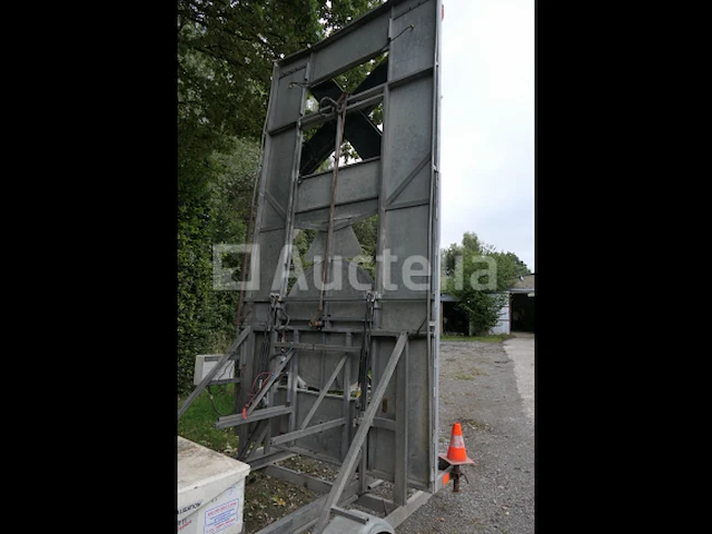 Enkelassige aanhangwagen met signalering - afbeelding 2 van  17