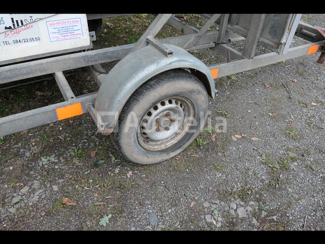 Enkelassige aanhangwagen met signalering - afbeelding 8 van  17