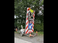 Enkelassige aanhangwagen met signalering - afbeelding 12 van  17