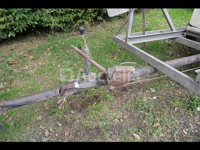Enkelassige aanhangwagen met signalering - afbeelding 14 van  17