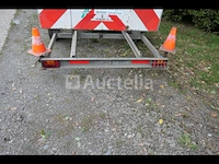 Enkelassige aanhangwagen met signalering - afbeelding 16 van  17