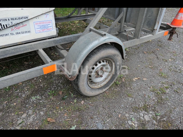 Enkelassige aanhangwagen met signalering - afbeelding 17 van  17