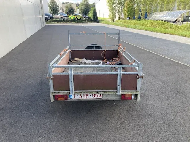 Enkelassige niet geremde aanhangwagen - afbeelding 2 van  6