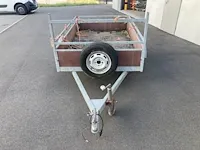 Enkelassige niet geremde aanhangwagen - afbeelding 4 van  6