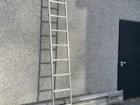 Enkele ladder 1x7 aluminium - afbeelding 1 van  7