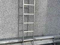 Enkele ladder 1x7 aluminium - afbeelding 7 van  7