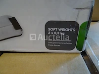 Enkelgewicht & polsgewicht - 2 x 0,5 kg - tunturi grijs - afbeelding 3 van  3