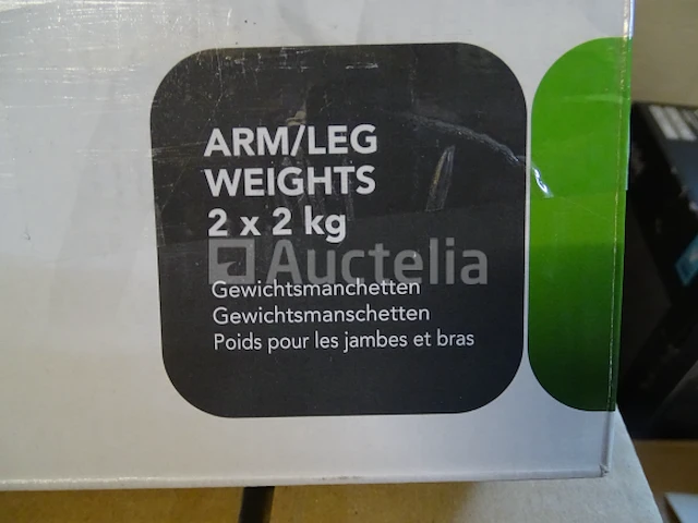 Enkelgewichten & polsgewichten - 2 x 2.0kg - tunturi grijs - afbeelding 4 van  4