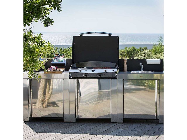 Eno - modulo - inox & hpl - voor plancha - afbeelding 3 van  3