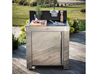 Eno - modulo - inox & hpl - werktafel - afbeelding 2 van  2