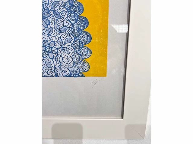 Enrico baj - baj chez picasso - minotaure 1969, litho's 70x50 cm - ingelijst. 83x63cm - afbeelding 4 van  9