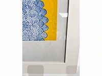 Enrico baj - baj chez picasso - minotaure 1969, litho's 70x50 cm - ingelijst. 83x63cm - afbeelding 4 van  9
