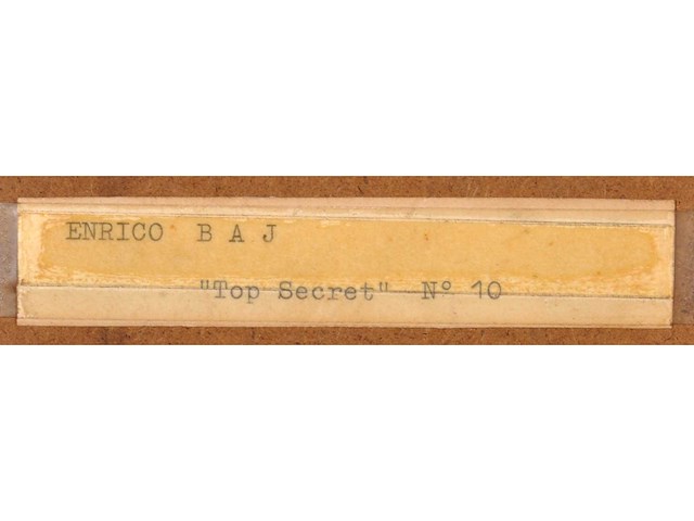 Enrico baj - top secret - gemengde techniek - afbeelding 2 van  11