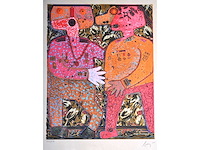 Enrico baj - top secret - gemengde techniek - afbeelding 1 van  11