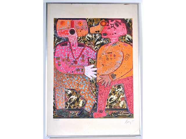 Enrico baj - top secret - gemengde techniek - afbeelding 4 van  11