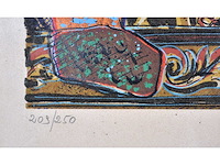 Enrico baj - top secret - gemengde techniek - afbeelding 6 van  11