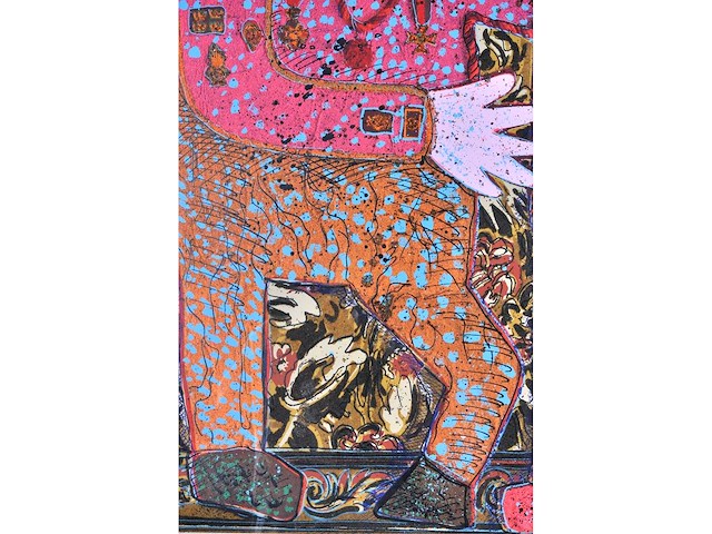 Enrico baj - top secret - gemengde techniek - afbeelding 10 van  11