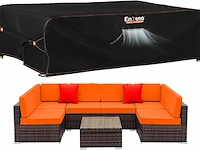 Enzeno afdekking voor tuinmeubelen 300 x 200 x 90 cm - afbeelding 1 van  2