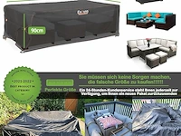 Enzeno afdekking voor tuinmeubelen 300 x 200 x 90 cm - afbeelding 2 van  2