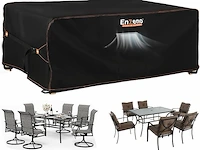 Enzeno afdekking voor tuinmeubelen 300 x 200 x 90 cm - afbeelding 1 van  5