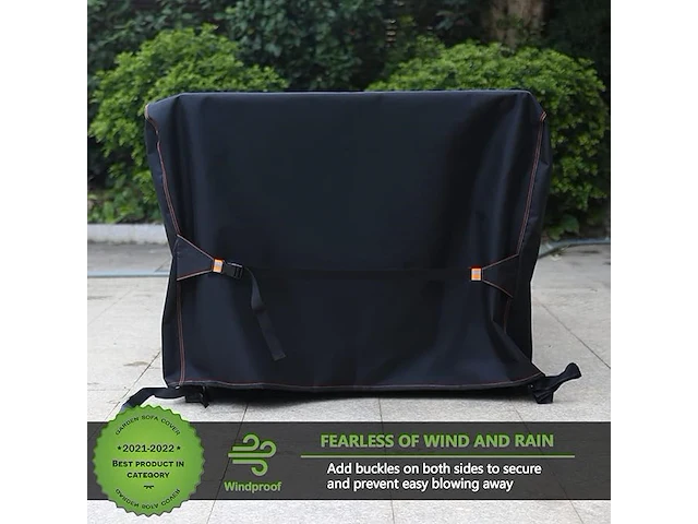 Enzeno afdekking voor tuinmeubelen 300 x 200 x 90 cm - afbeelding 3 van  5