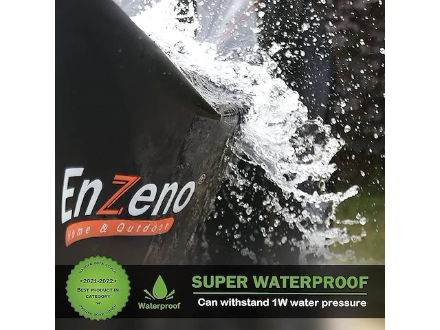 Enzeno afdekking voor tuinmeubelen 300 x 200 x 90 cm - afbeelding 4 van  5
