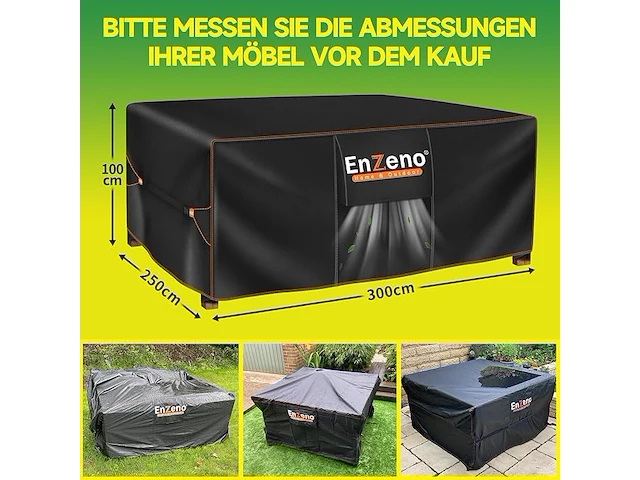 Enzeno afdekking voor tuinmeubelen - afbeelding 4 van  4
