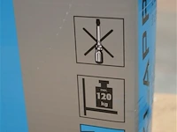 Enzo rodi klapbare douche stoel - afbeelding 3 van  5