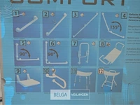 Enzo rodi klapbare douche stoel - afbeelding 4 van  5