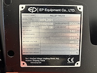 Ep wpl201 palletwagen - bj 2021 - afbeelding 3 van  3