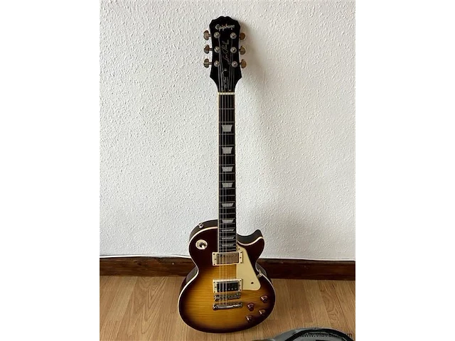 Epiphone les paul standard plus-top electric guitar - afbeelding 2 van  5