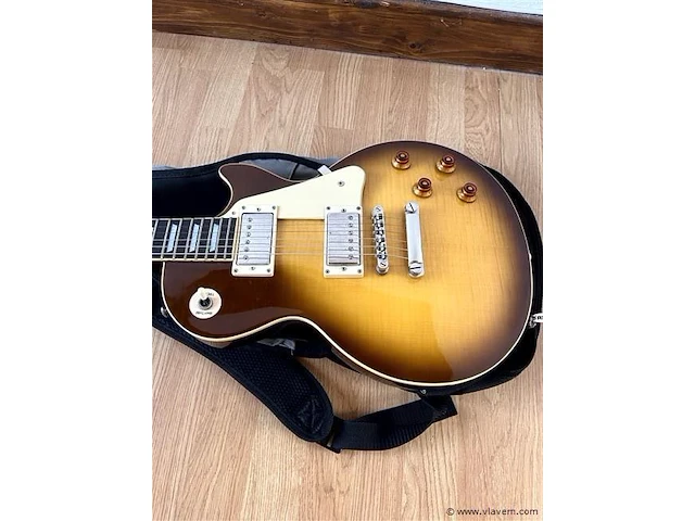 Epiphone les paul standard plus-top electric guitar - afbeelding 3 van  5