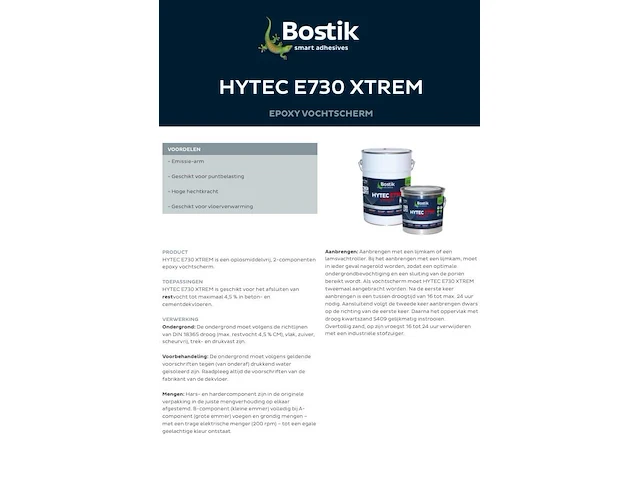Epoxy bostik hytex e730 xtrem - afbeelding 4 van  4