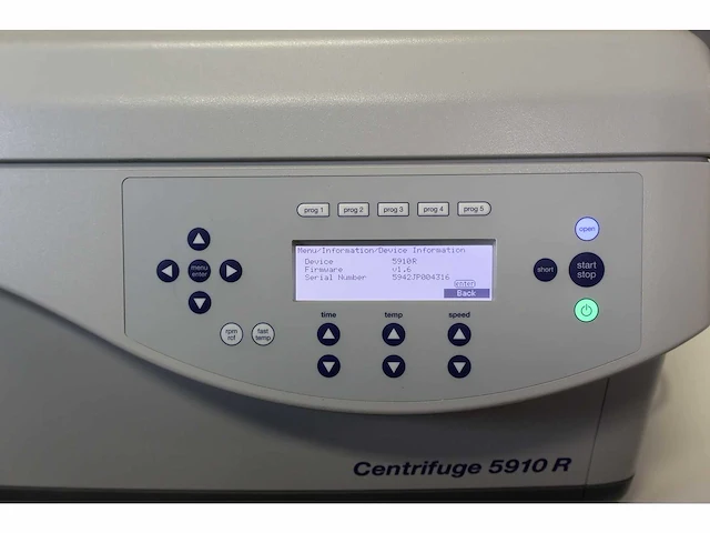Eppendorf - 5910r - cooled centrifuge - 2019 - afbeelding 3 van  10