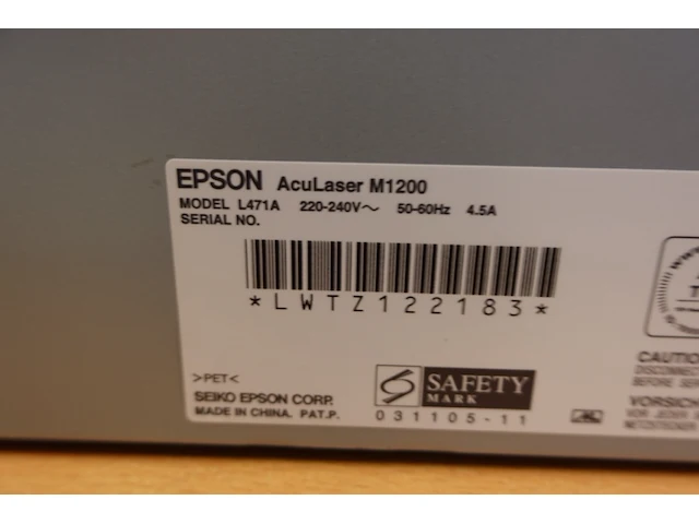 Epson aculaser m1200 - afbeelding 4 van  5