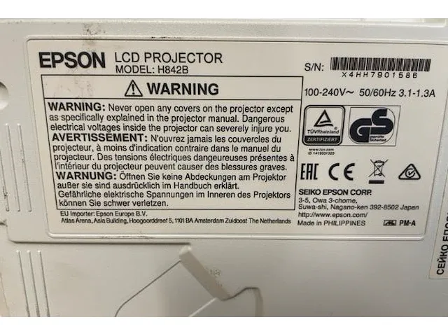 Epson lcd projector - afbeelding 8 van  9